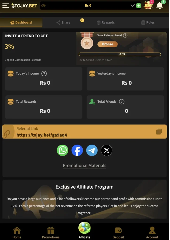 Refferal and earn money